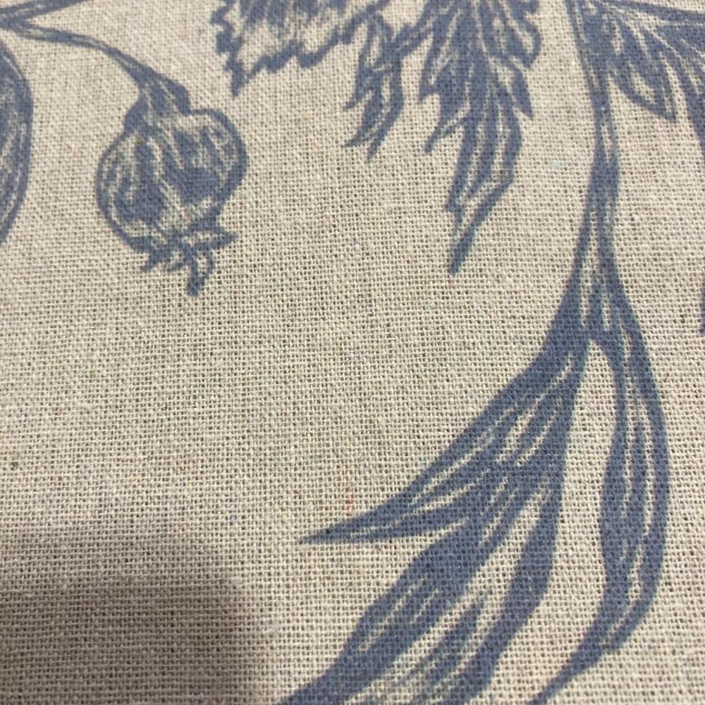 NWTS Floral Linen Shower Curtain - Picture 6 of 6